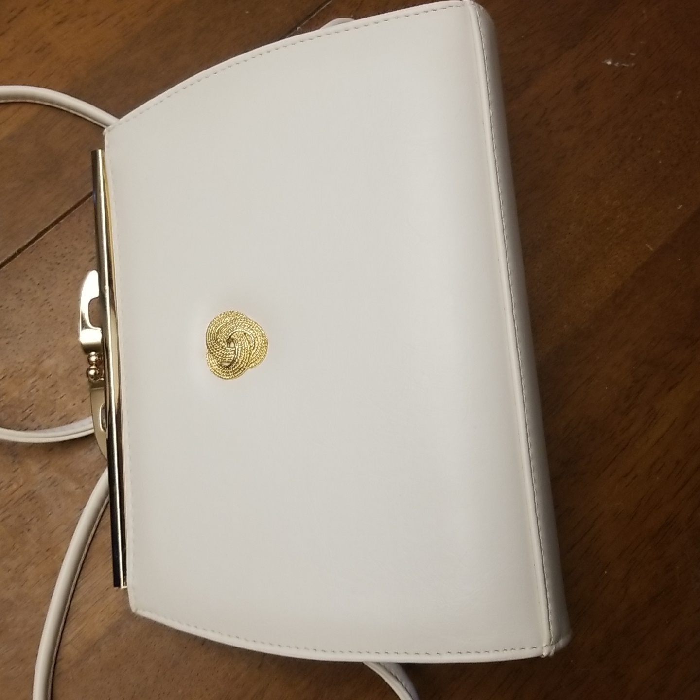 Off White Evening Bag. Euc
